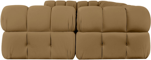 Orin - U-Shaped Velvet 6 Piece Modular Sectional
