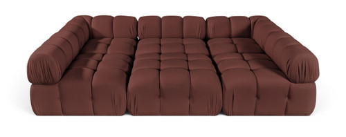 Orin - Velvet 6 Piece Modular Sectional