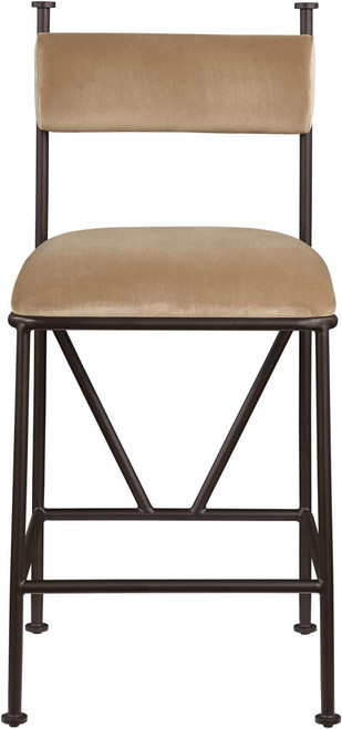 Monarch - Velvet Counter Stool (Set of 2)