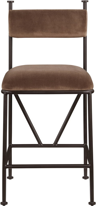 Monarch - Velvet Counter Stool (Set of 2)