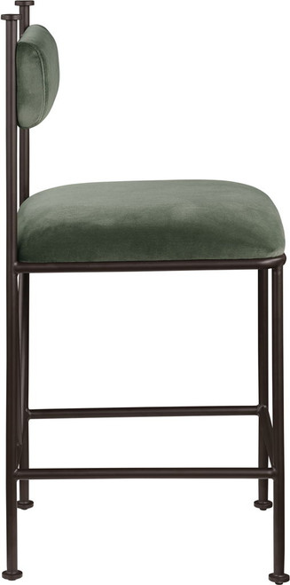 Monarch - Velvet Counter Stool (Set of 2)