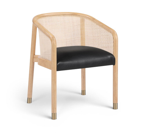 Sylvan - Vegan Leather Dining Chair (Set of 2) - Natural Frame