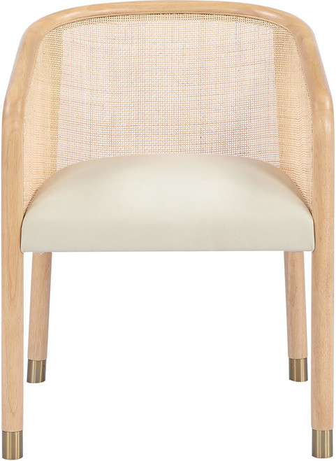 Sylvan - Vegan Leather Dining Chair (Set of 2) - Natural Frame