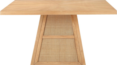 Fenwick - Cane Oak Veneer And Solid Wood Dining Table
