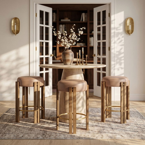 Harrison - Vegan Leather Counter Stool