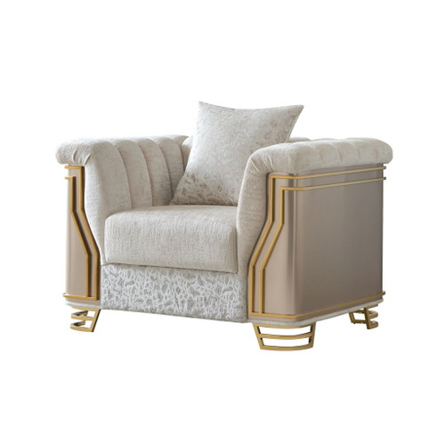 Chateau - Chair - Cream / Brown