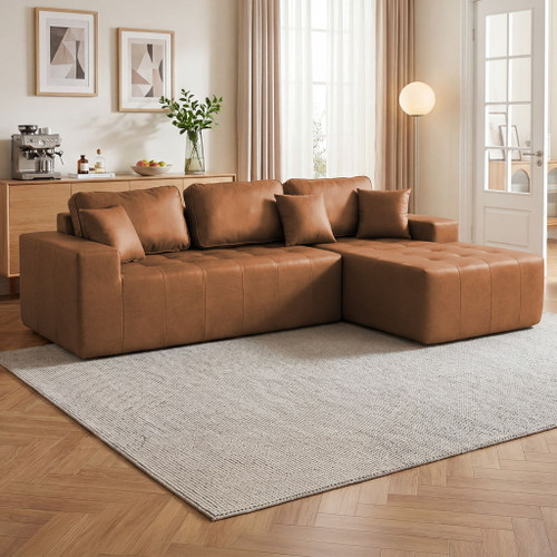 L - Shaped Corner Chaise Sofa Bed