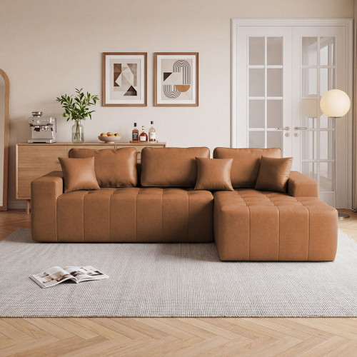 L - Shaped Corner Chaise Sofa Bed