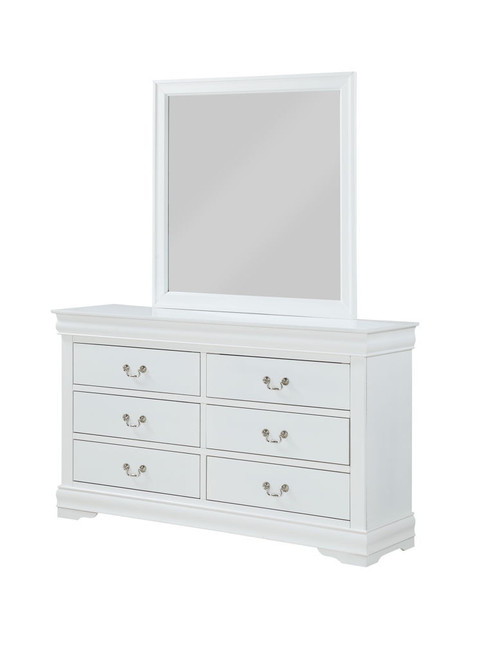 Louis Philip - Mirror - White