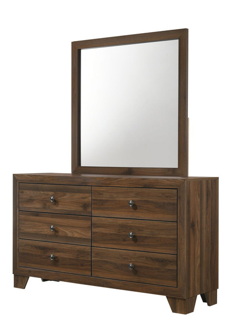 Millie - Mirror - Brown Cherry