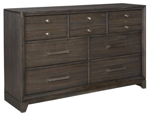 Brueban 7 Drawer Dresser in Brown