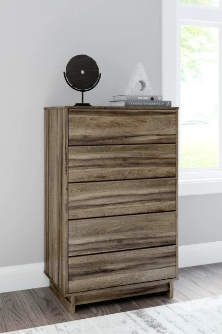 Shallifer 5 Drawer Chest of Drawers On Clearance