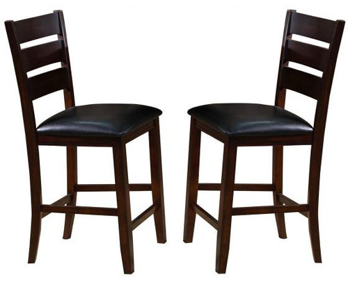 Counter Height Chair with Upholstered Seat ( Set of 2) On Clearance