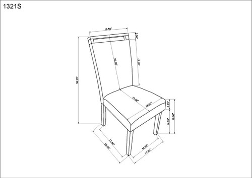 Hazel - Side Chair (Set of 2) - Wired White On Clearance