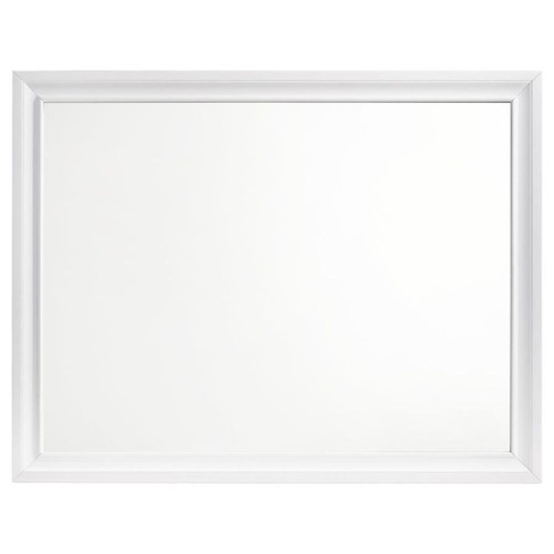 Barzini - Dresser Mirror - White On Clearance