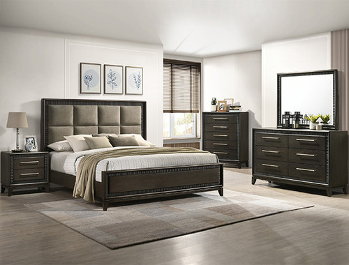 Saratoga Bedroom Set in Brown B6540 by Crown Mark