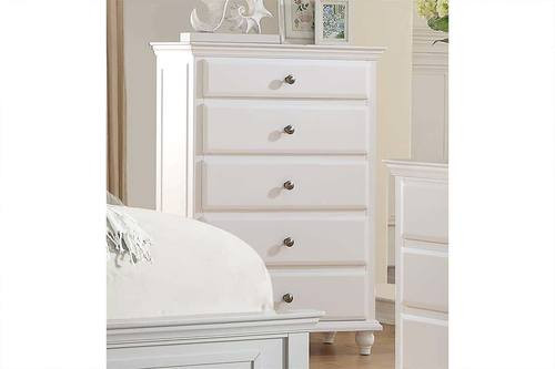 Poundex-F4352 White Chest