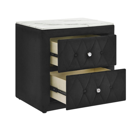Annabelle - Nightstand - Black On Clearance