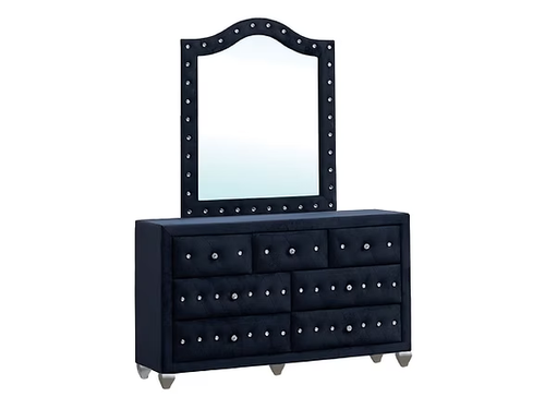 Divina Dresser Stand in Black On Clearance