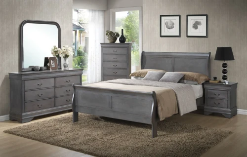 Louis Philippe Grey Dresser On Clearance