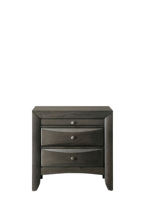 Emily - Nightstand - Gray On Clearance
