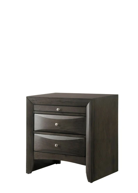 Emily - Nightstand - Gray On Clearance