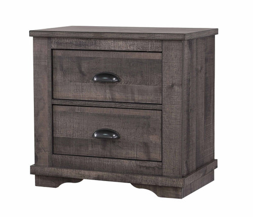 Coralee - Nightstand - Dark Gray On Clearance