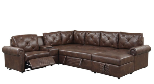 Winston Brown Power Reclining Sectional