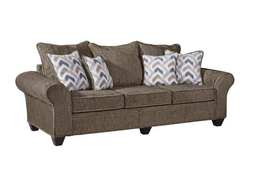 Behold Chocolate Sofa and Loveseat Set