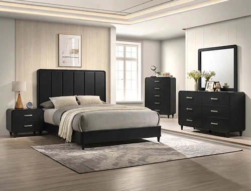 Nyomi Bedroom Set in Black