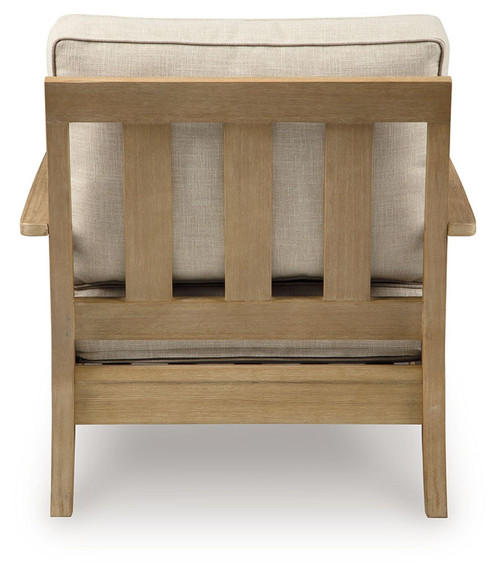 Clare View - Lounge Chair w/Cushion  - Beige On Clearance