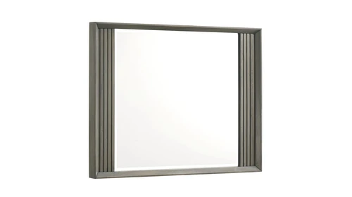Hugo Contemporary Gray Mirror by Galaxy Home Furnishings