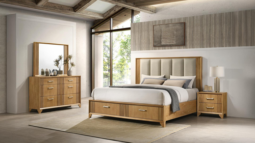 Hugo Contemporary Natural Mirror