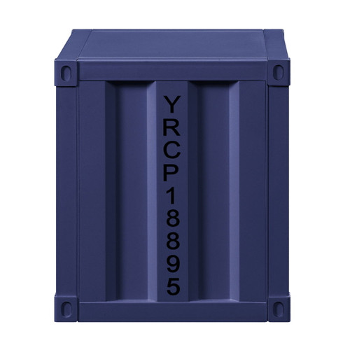 Cargo - Nightstand With USB - Blue