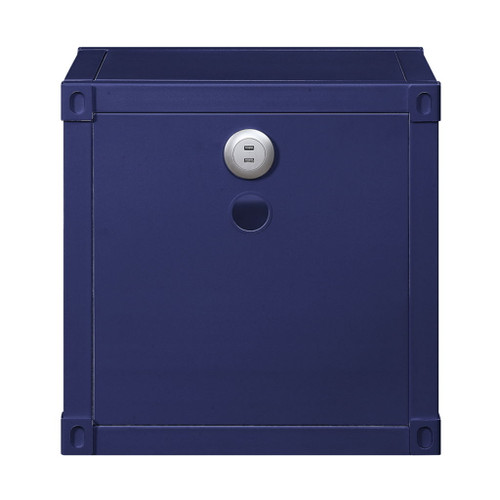 Cargo - Nightstand With USB - Blue