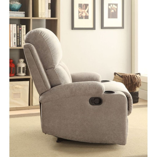 Rosia - Motion Recliner - Gray Linen