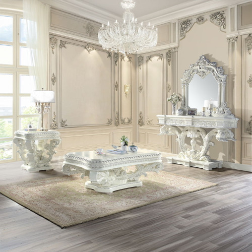 Vanaheim - End Table - Antique White