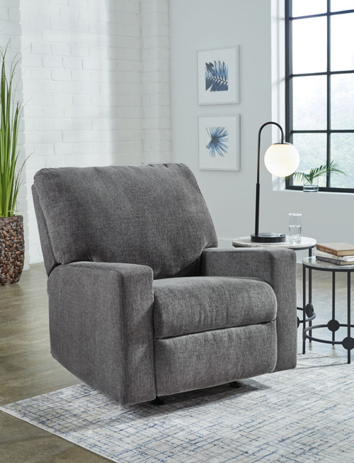 Rannis - Rocker Recliner - Pewter