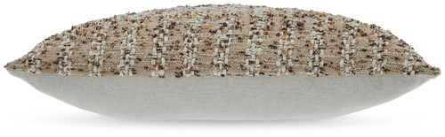 Vorlane - Pillow (Set of 4) - Tan / Brown / White