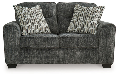 Lonoke - Loveseat - Gunmetal