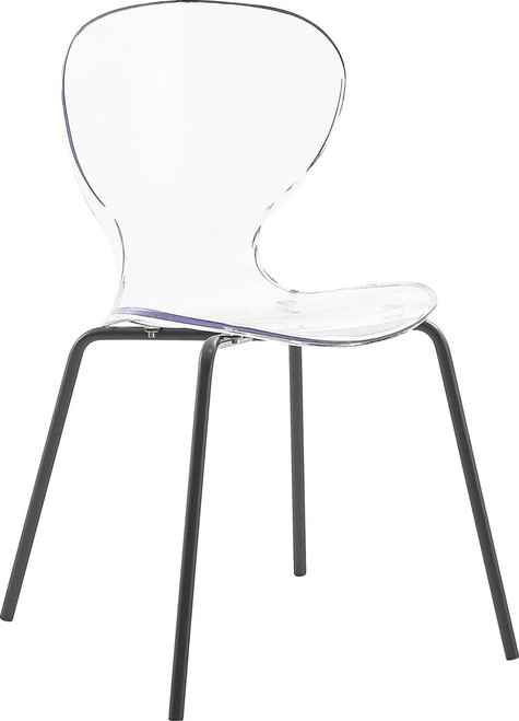Clarion - Metal Dining Chair (Set of 2) - Matte Black