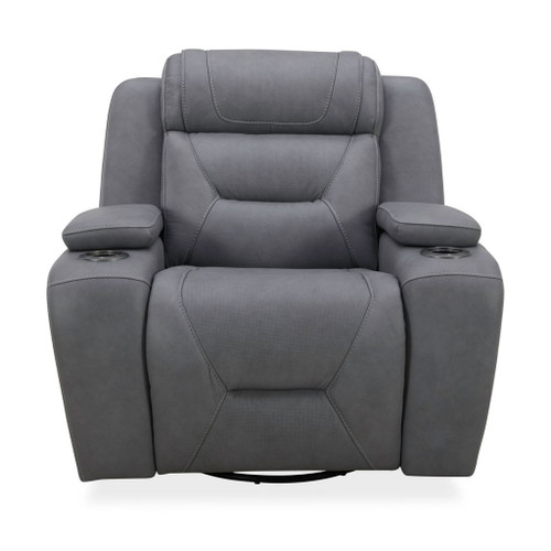 Chapman - Swivel Glider Recliner P2 - Aline Blue Gray
