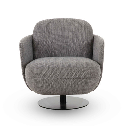 Solange - Swivel Chair - Gray