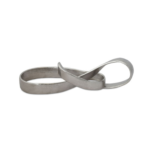Cascade - Cast Aluminum Sculpture - Silver