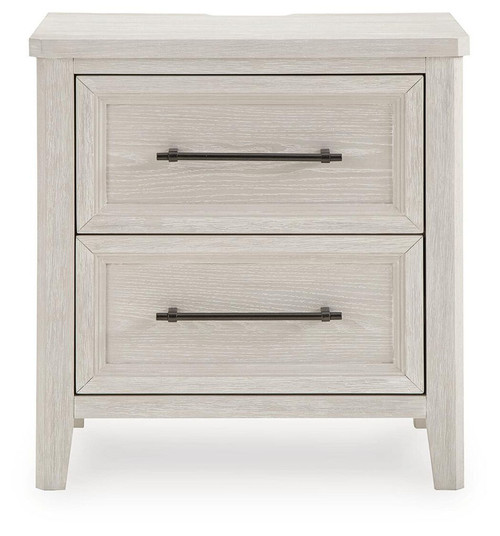 Darbonton - Two Drawer Night Stand - Dove White