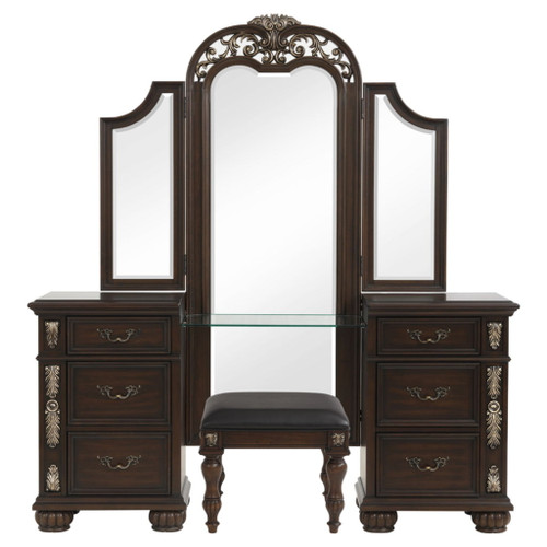 Maximus - 3 Piece Vanity Set - Madeira