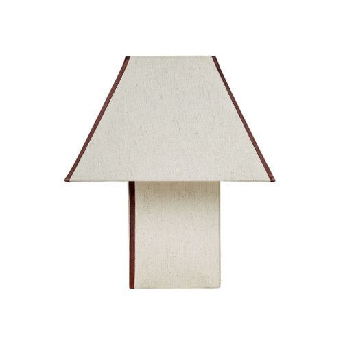 Josephine - Pyramid Table Lamp - Chocolate Brown