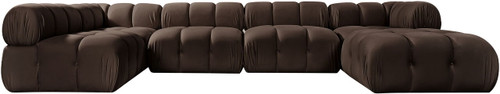 Orin - 6 Piece Modular Sectional (3 Modular Chairs, 2 Corner Chairs & Ottoman)