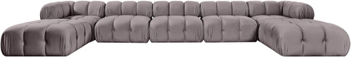 Orin - 7 Piece Modular Sectional (3 Modular Chairs, 2 Corner Chairs & 2 Ottomans)