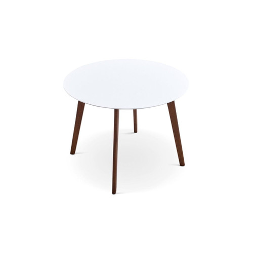 Dining Table - Brown / White